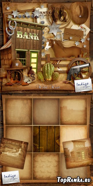 Scrap-set - Wild West by Indigo Designs