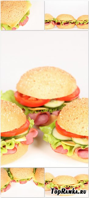 Photo Cliparts - Hamburger