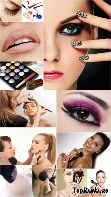 Make-Up Cliparts - Make-up, person, woman, cosmetics