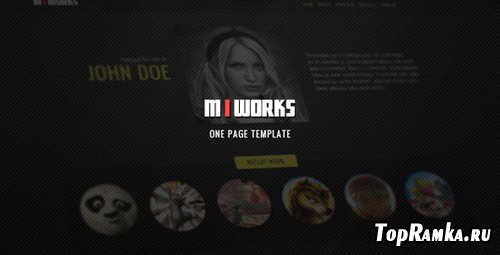ThemeForest - MIWORKS - HTML One Page Template - Rip