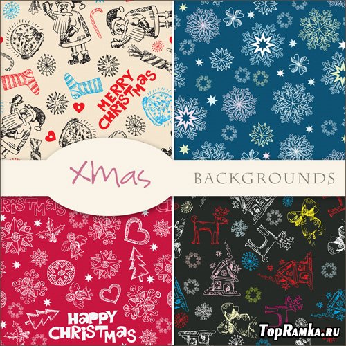 Textures - Christmas Backgrounds #4