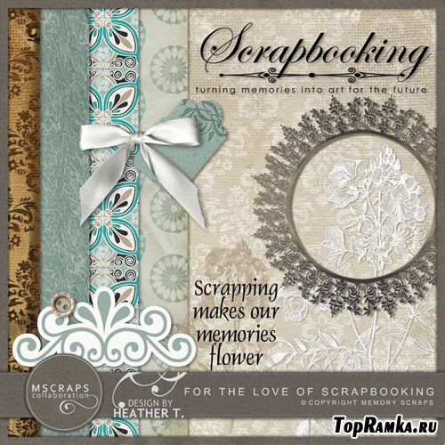 Scrap-set - Memories Flower