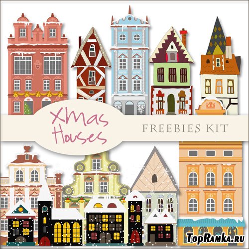 Scrap-kit - X-mas Houses