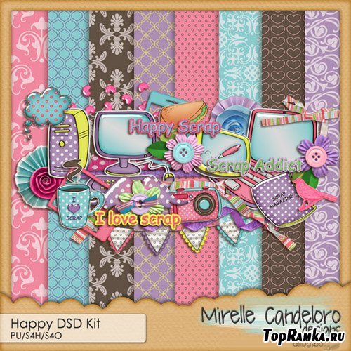 Scrap-set - Mirelle Candeloro