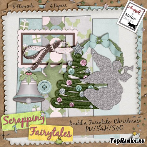 Scrap-set - Build a Fairytale: Christmas