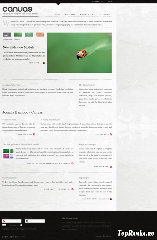 BambooTheme - Canvas (Joomla 1.5)