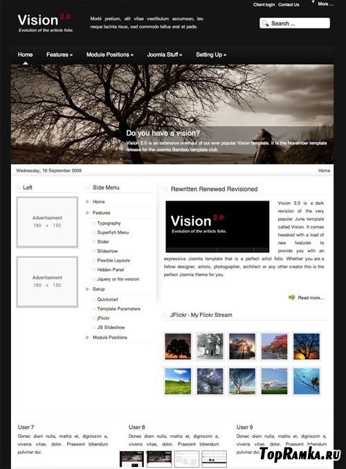 BambooTheme - Vision 2.0 (Joomla 1.5)