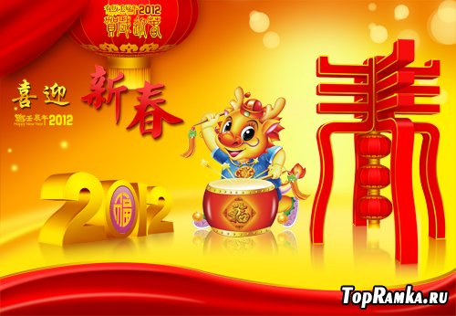 Excellent material celebrate Chinese New Year 2012