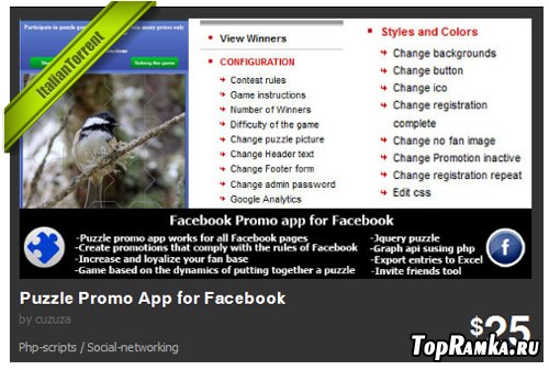 CodeCanyon - Puzzle Promo App for Facebook