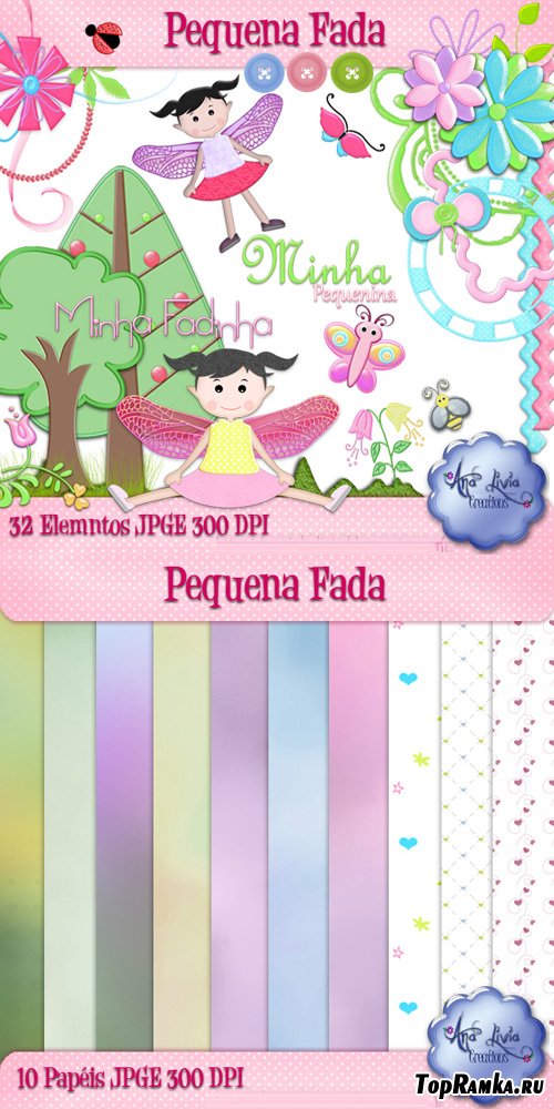 Scrap-set - Pequena Fada