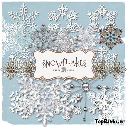 Scrap-kit - Snowflakes #1