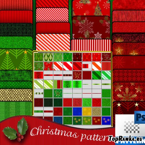 Christmas Pattern by Roula