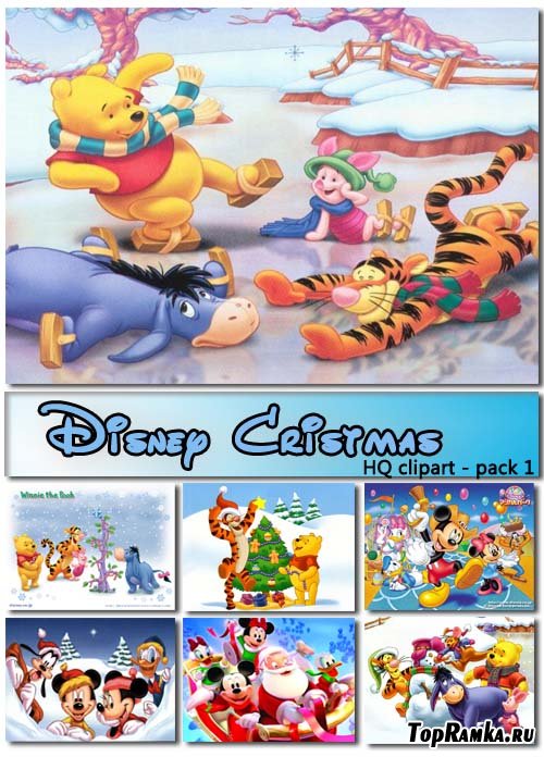    | Disney Christmas (HQ clipart)