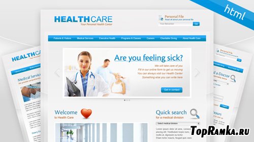 MojoThemes - Health Care  HTML Template - Rip