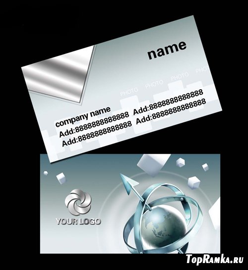 Personalized business card color business card design templates