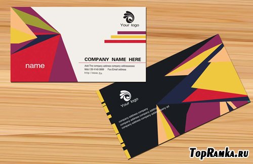 Fashion art business card template business card personalized