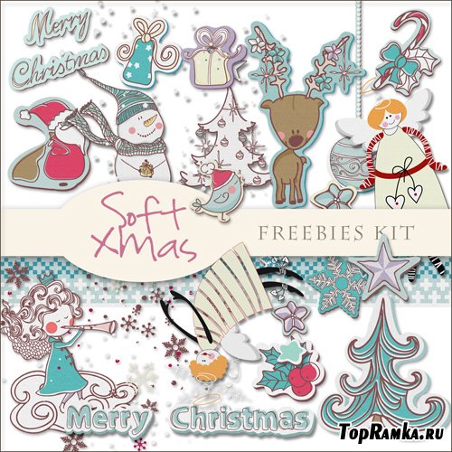 Scrap-kit - Soft X-mas