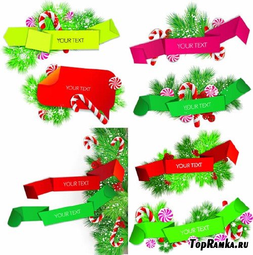 Colorful Christmas decorations 