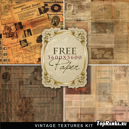 Textures - Old Style News Papers #2