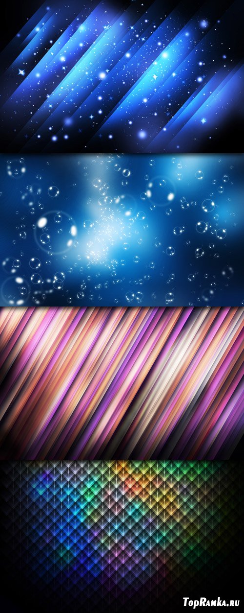 4 Abstract PSD Backgrounds Sources