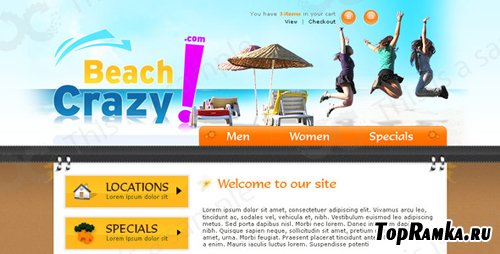ThemeForest - Holiday Beach Shop Website 01