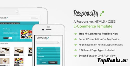 ThemeForest - Responsify - A Responsive E-Commerce Template - RiP