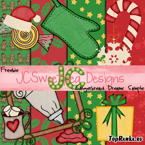 Scrap-set - Gingerbread Dreams