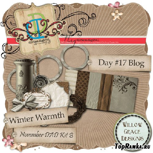 Scrap-set - Winter Warmth