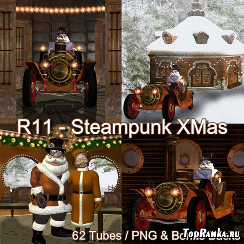 Scrap-kit - Steampunk X-Mas by Romi