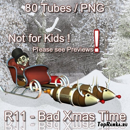 Scrap-kit - Bad Xmas Time by Romi