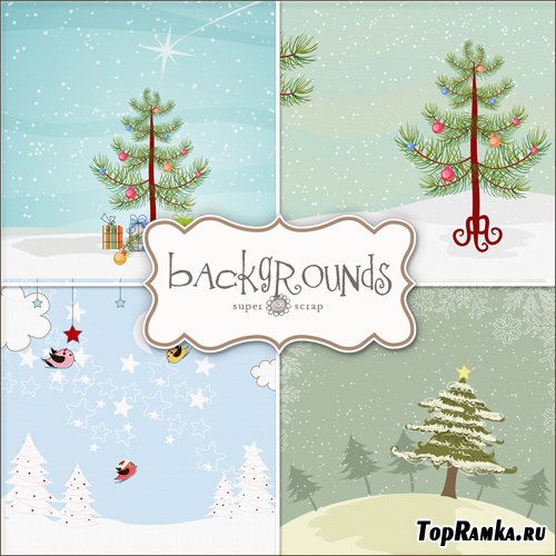 Textures - Christmas Backgrounds #27