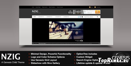 ThemeForest - Nzig - A Genesis Child Theme