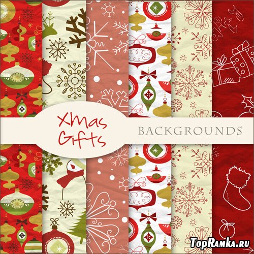 Textures - Christmas Backgrounds #28