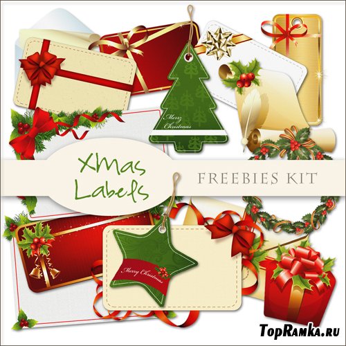 Scrap-kit - Christmas Labels #2