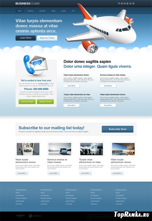 JoomlaXTC - Business Class Joomla Template J1.7