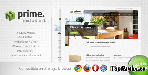 ThemeForest - Prime - Simple Business Template 3 - Rip