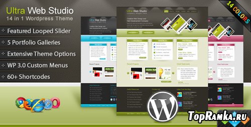 ThemeForest - Ultra Web Studio, Blog & Portfolio Wordpress Theme v1.07