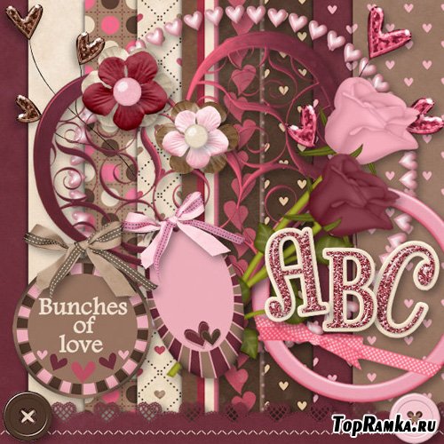 Scrap-set - Bunches of Love Day