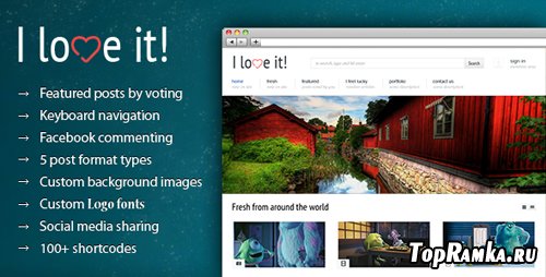 ThemeForest - I Love It! v0.7 - Content Sharing WordPress Theme