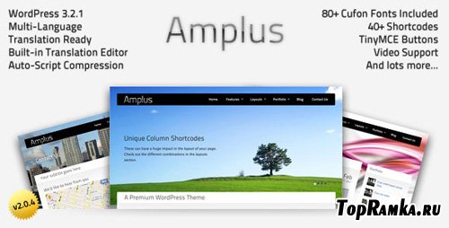 ThemeForest - Amplus - Premium Theme v2.0.4 for Wordpress 3.x