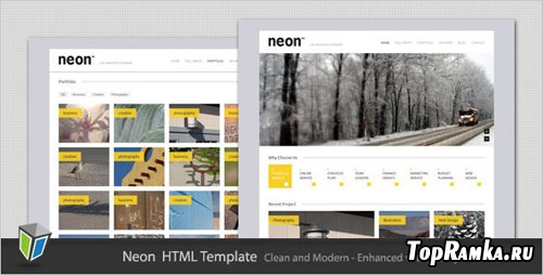 ThemeForest - Neon - Clean and Modern HTML Template - RiP