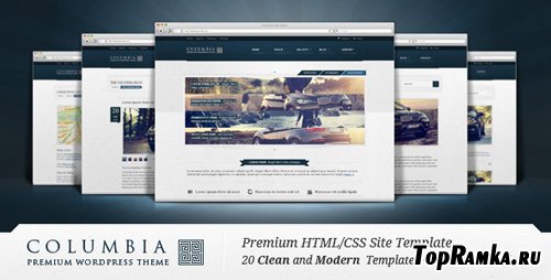 ThemeForest - Columbia Premium HTML/CSS Template - RiP