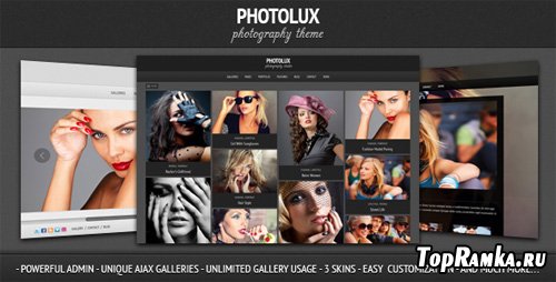 ThemeForest - Photolux v1.2 - Photography Portfolio WordPress Theme