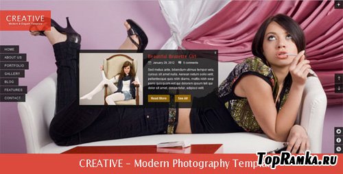 ThemeForest - Creative - Modern Photography Template - Rip