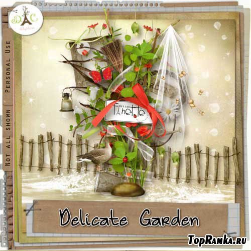 - -  . Scrap - Delicate Garden 