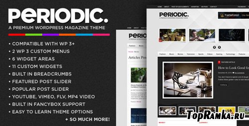 ThemeForest - Periodic 2.4.1 - A Premium WordPress Magazine Theme