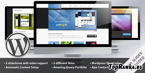 ThemeForest - CleanCut - Business and Portfolio Wordpress Theme
