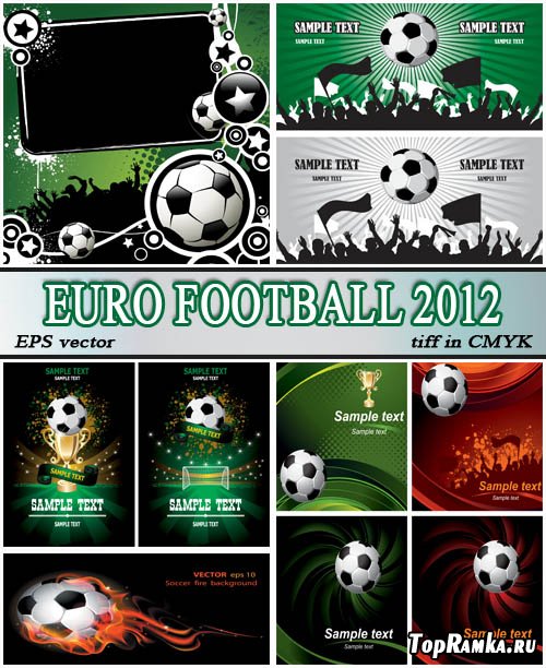 Постеры - футбол EURO-2012 (vector)