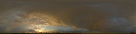 Панорамы заката солнца в замечательных растровых клипартах