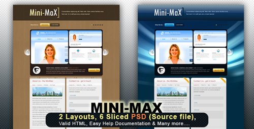 ThemeForest - MiniMax - All in one - 2 layouts (Reupload)